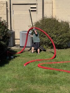 Septic system field work